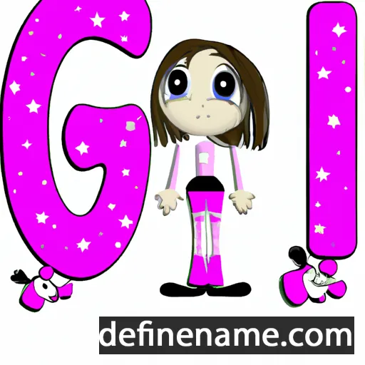 cartoon of the name Gigi