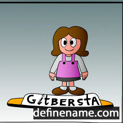 Gijsberta cartoon