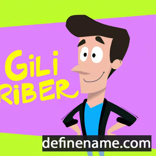 cartoon of the name Gilberto