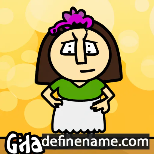 cartoon of the name Gilda