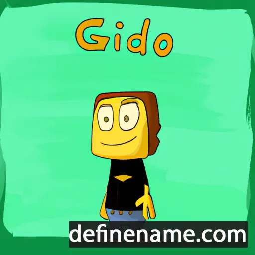 cartoon of the name Gildo