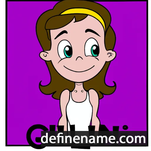 cartoon of the name Gillian