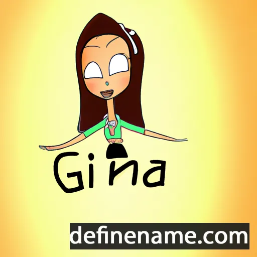 Gina cartoon