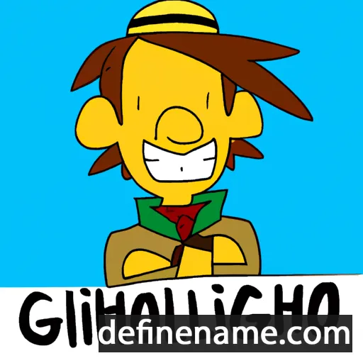 cartoon of the name Gioacchino