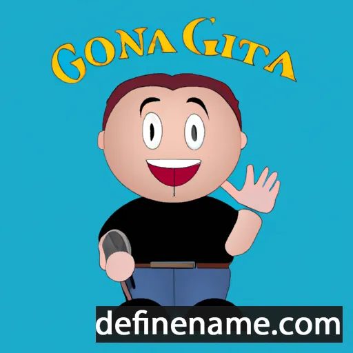 cartoon of the name Gionata