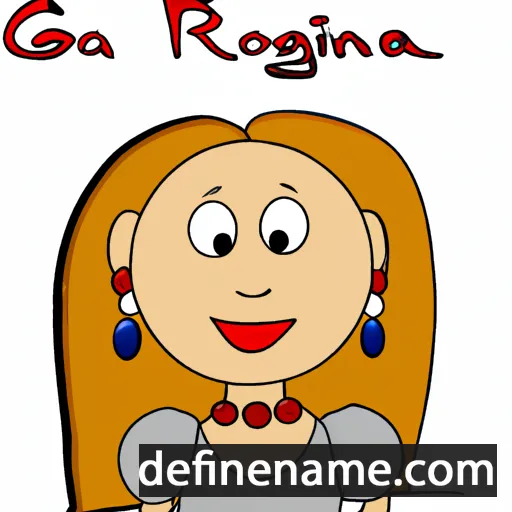 Giorgina cartoon