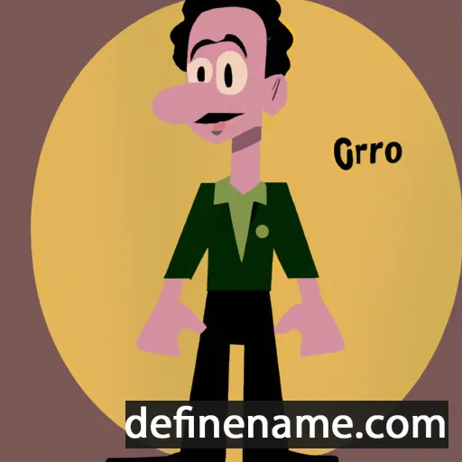 cartoon of the name Giorgio