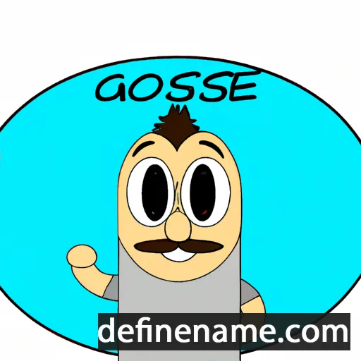 cartoon of the name Giosuè