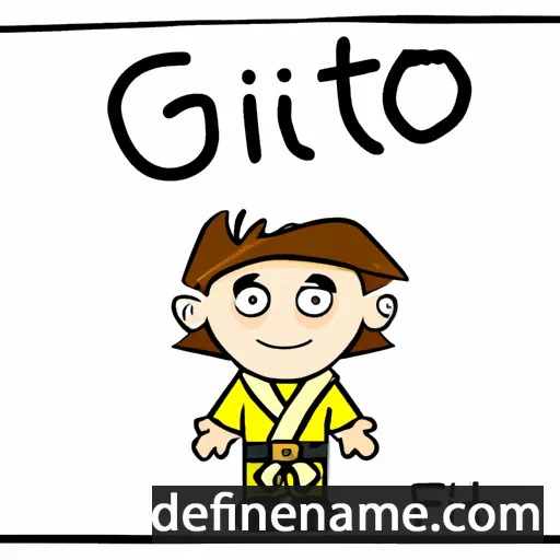 cartoon of the name Giotto