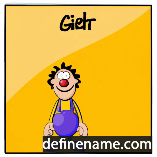 cartoon of the name Giselbert