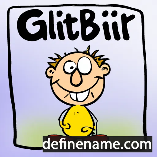 cartoon of the name Gisilbert