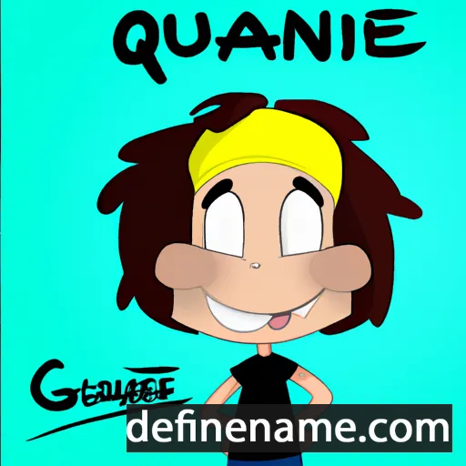 cartoon of the name Giuanne