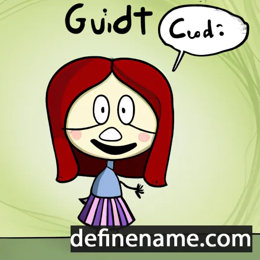 cartoon of the name Giuditta