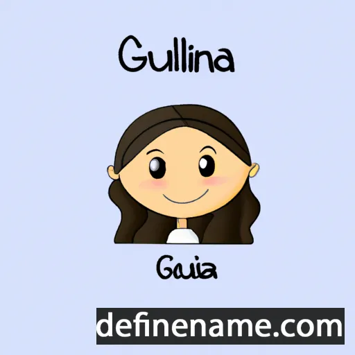 cartoon of the name Giuliana