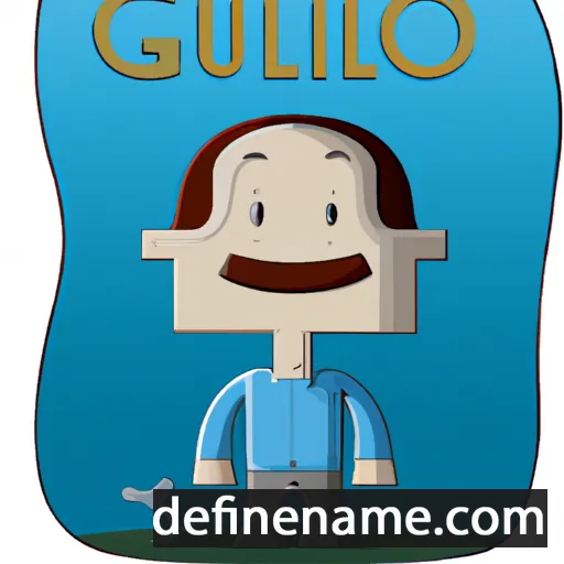 cartoon of the name Giulio