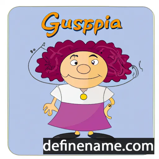 cartoon of the name Giuseppina