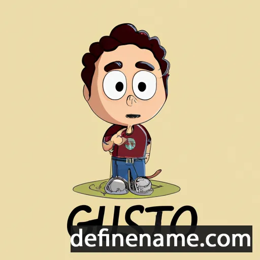 cartoon of the name Giusto