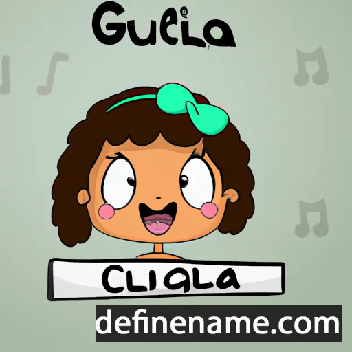 Gláucia cartoon