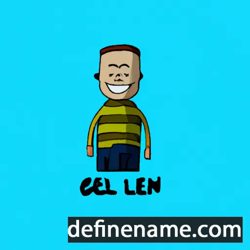 cartoon of the name Glenn