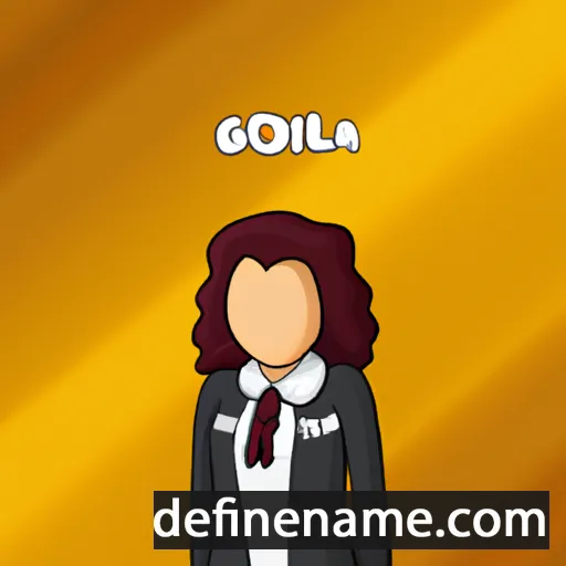 cartoon of the name Gloria