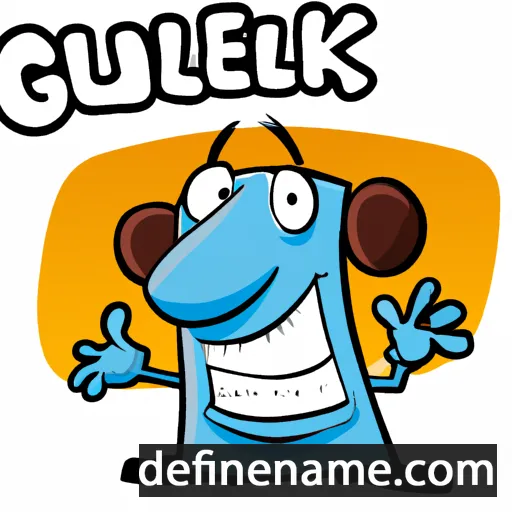 cartoon of the name Glukel