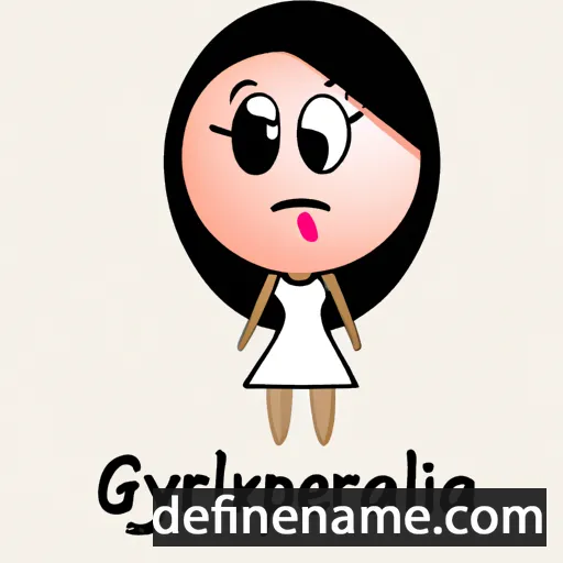 cartoon of the name Glykeria