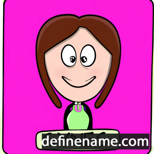 cartoon of the name Glynis