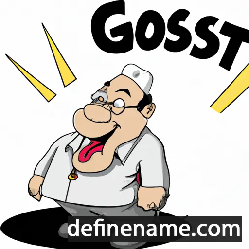 cartoon of the name Gösta