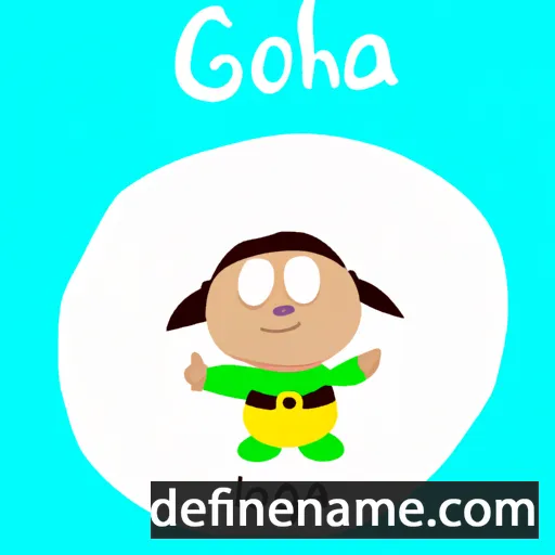 cartoon of the name Gocha