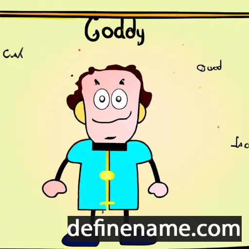 cartoon of the name Godefroy