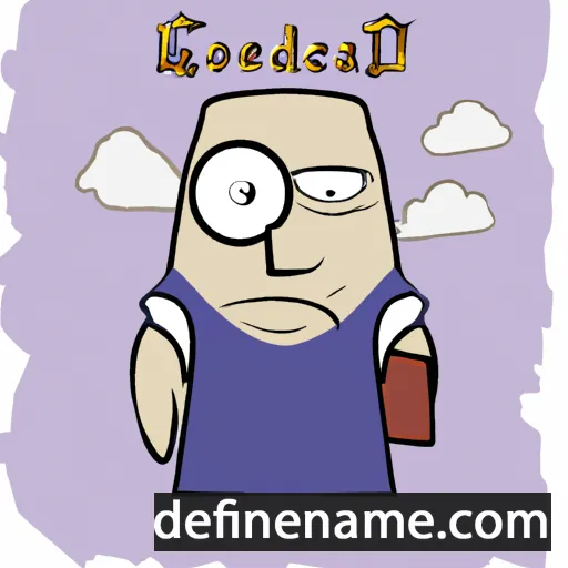 cartoon of the name Godescalc