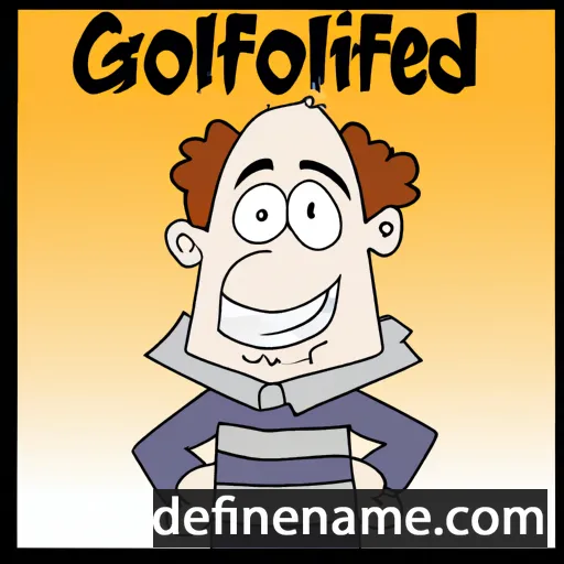 cartoon of the name Godfried