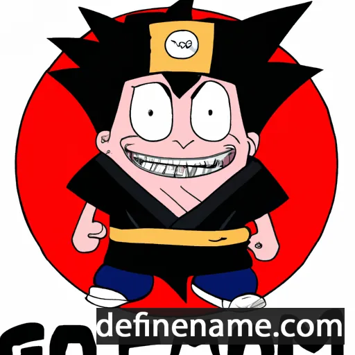 cartoon of the name Goemon