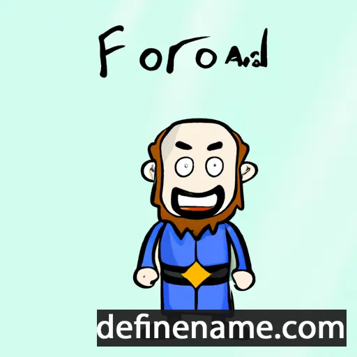 cartoon of the name Gofraidh