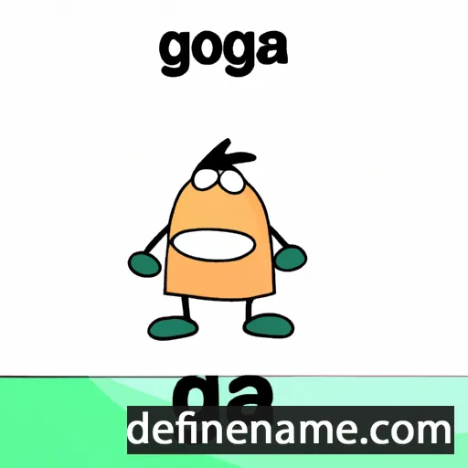 Goga cartoon