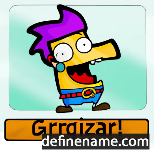 cartoon of the name Goizargi