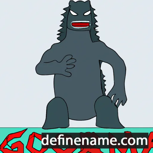 Gojira cartoon