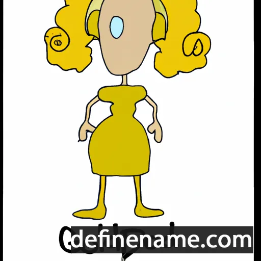 cartoon of the name Goldie