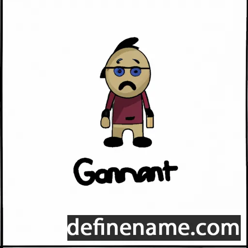 cartoon of the name Gontran