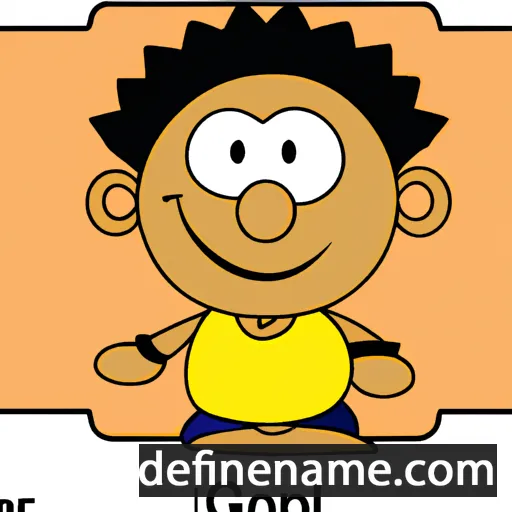 cartoon of the name Gopal