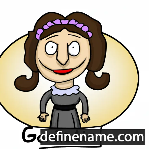 cartoon of the name Gordana