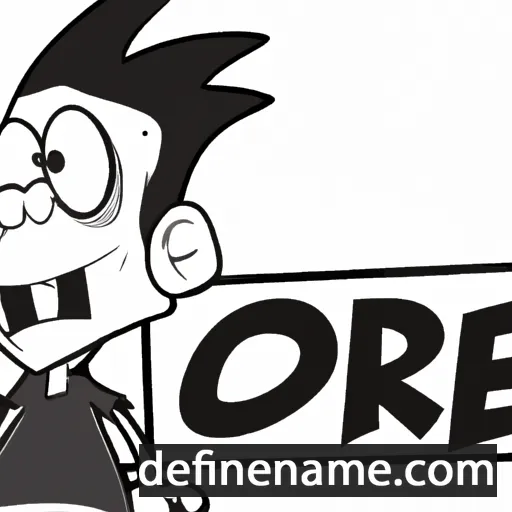 cartoon of the name Gore