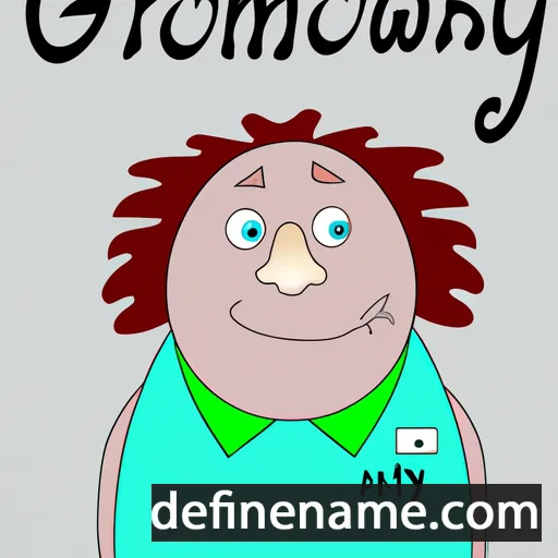 Goronwy cartoon