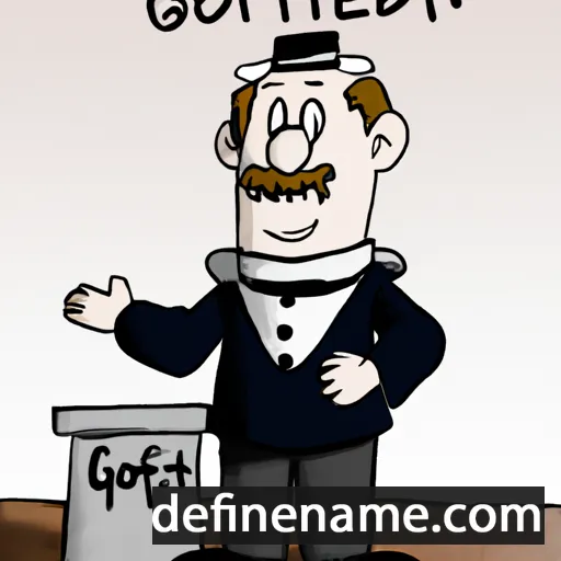 cartoon of the name Gottfried