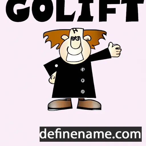 cartoon of the name Gotthilf