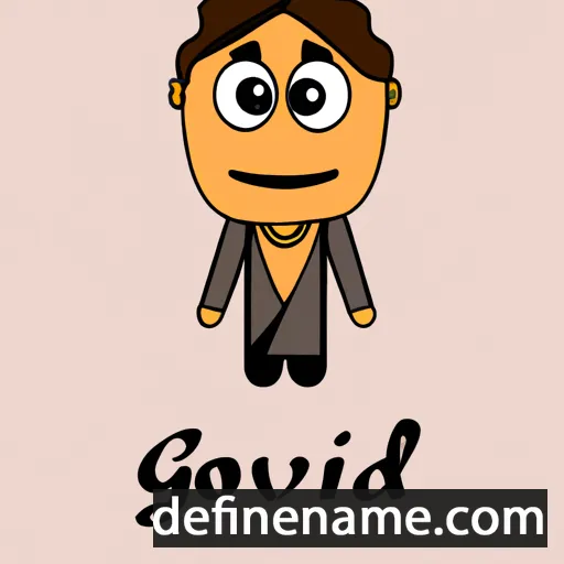 cartoon of the name Govind