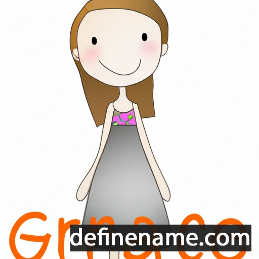 cartoon of the name Grace