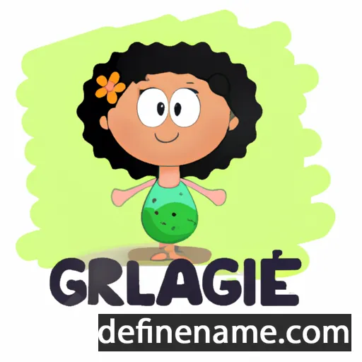 cartoon of the name Gracília