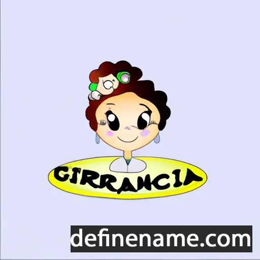 cartoon of the name Graciana