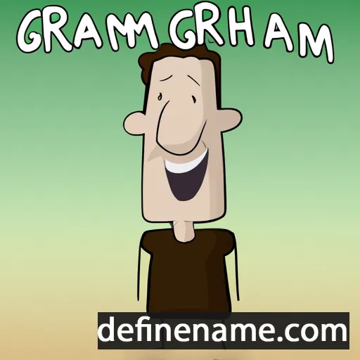 cartoon of the name Graham